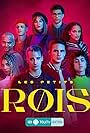 Célia Gouin-Arsenault, Myriam Gaboury, Chanel Mings, Madi Chirara, Pier-Gabriel Lajoie, Lévi Doré, Alex Godbout, Karl-Antoine Suprice, and Audrey Roger in Les petits rois (2021)