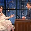 Seth Meyers and Olivia Wilde in Late Night with Seth Meyers (2014)