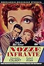 Claudette Colbert and Robert Ryan in Nozze infrante (1950)