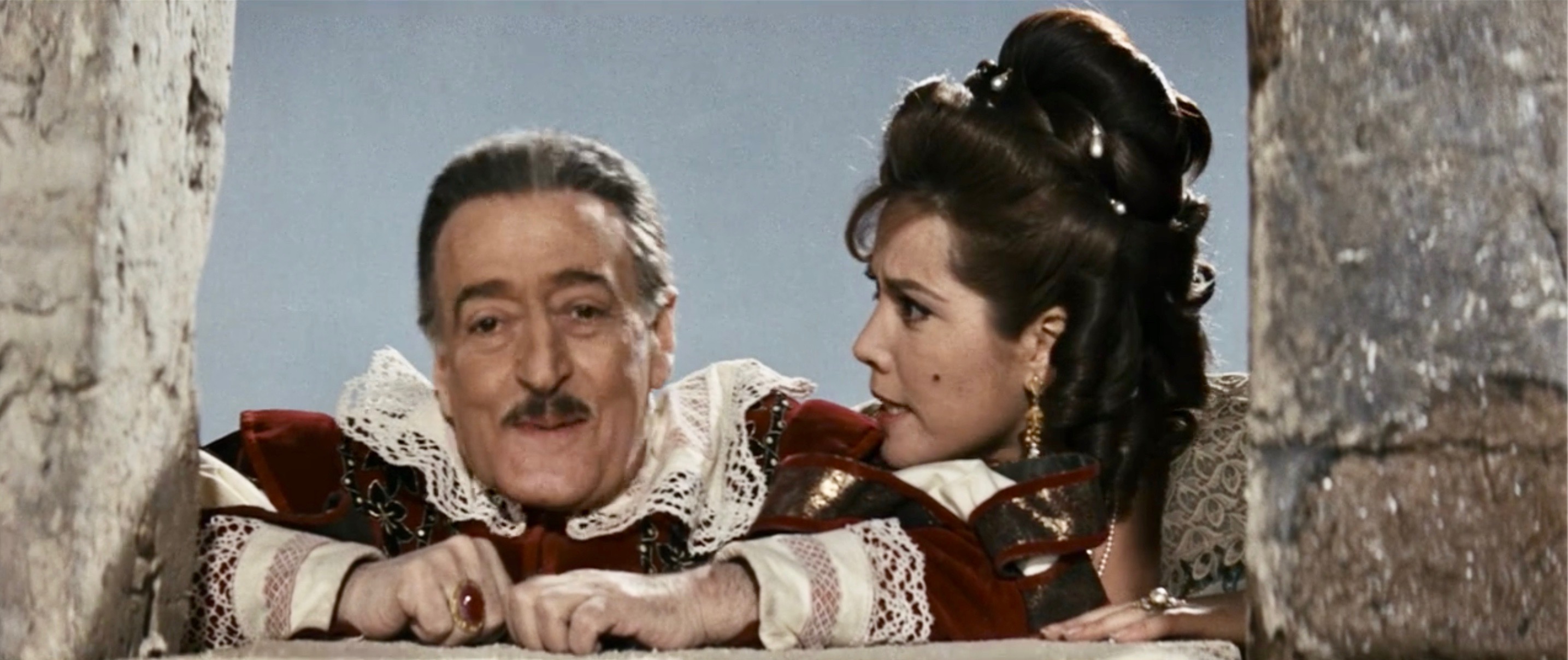 Maria Grazia Spina and Totò in Totò contro il pirata nero (1964)