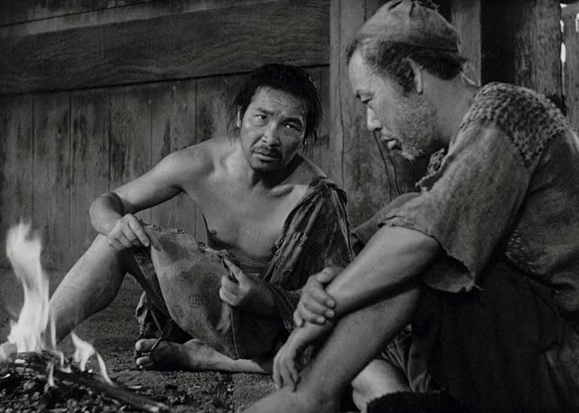 Takashi Shimura and Kichijirô Ueda in Rashomon (1950)