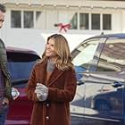 Victor Webster and Lori Loughlin in Homegrown Christmas (2018)