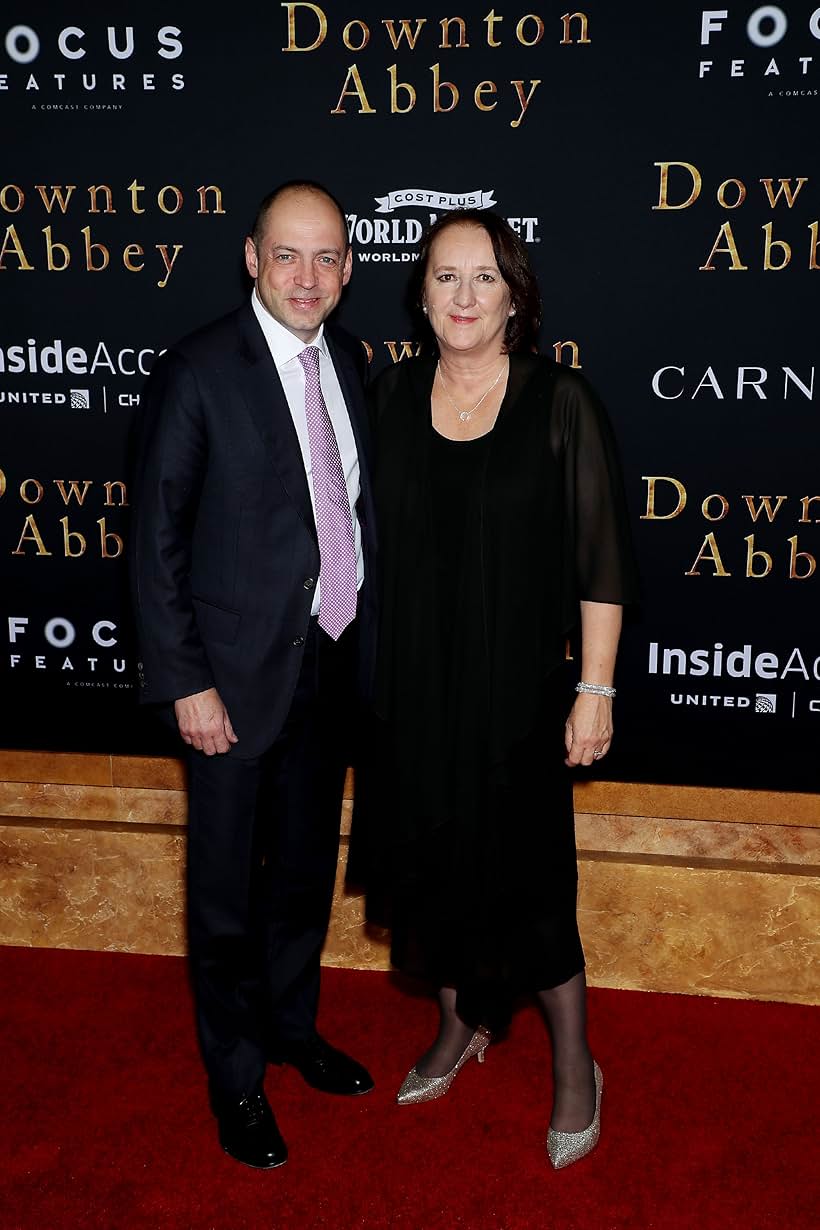 Gareth Neame and Liz Trubridge at an event for Downton Abbey (2019)