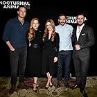 Amy Adams, Isla Fisher, Jake Gyllenhaal, Aaron Taylor-Johnson, and Armie Hammer at an event for Nocturnal Animals (2016)