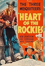 Ray Corrigan, Robert Livingston, and Max Terhune in Heart of the Rockies (1937)