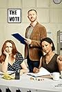 Mark Gatiss, Nina Sosanya, and Catherine Tate in The Vote (2015)