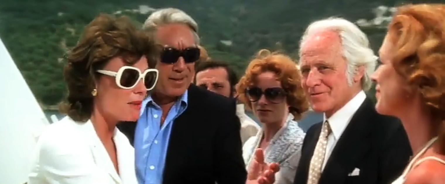 Anthony Quinn and Jacqueline Bisset in The Greek Tycoon (1978)