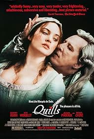 Kate Winslet and Geoffrey Rush in Quills (2000)