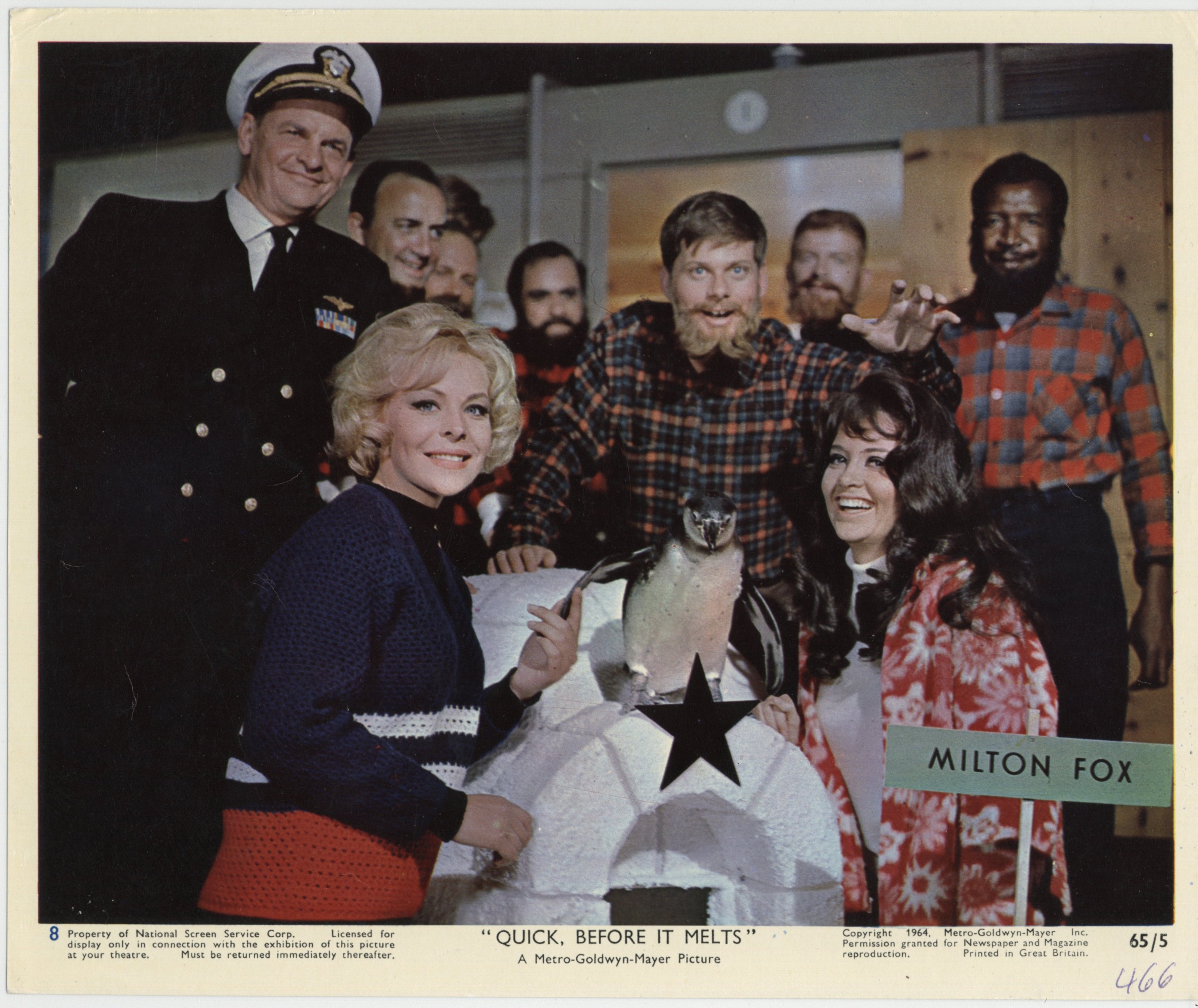 Anjanette Comer, Janine Gray, James Gregory, and Robert Morse in Quick, Before It Melts (1964)