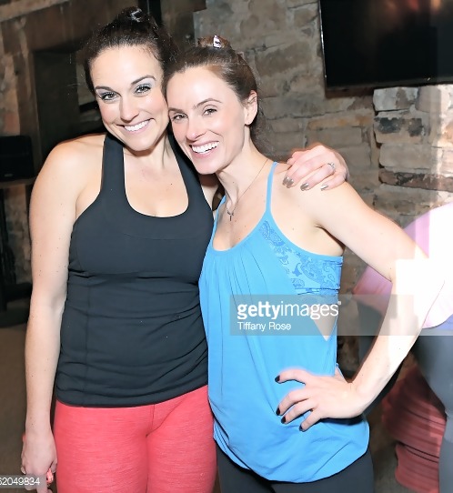 Selah Victor and Jennifer Cortese attend Pure Barre Pop-up Studio - Day 1 - 2015 Park City, Sundance Film Festival