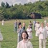 Mats Blomgren, Will Poulter, William Jackson Harper, Jack Reynor, Agnes Rase, Anders Back, Tove Skeidsvoll, Florence Pugh, and Vilhelm Blomgren in Midsommar (2019)