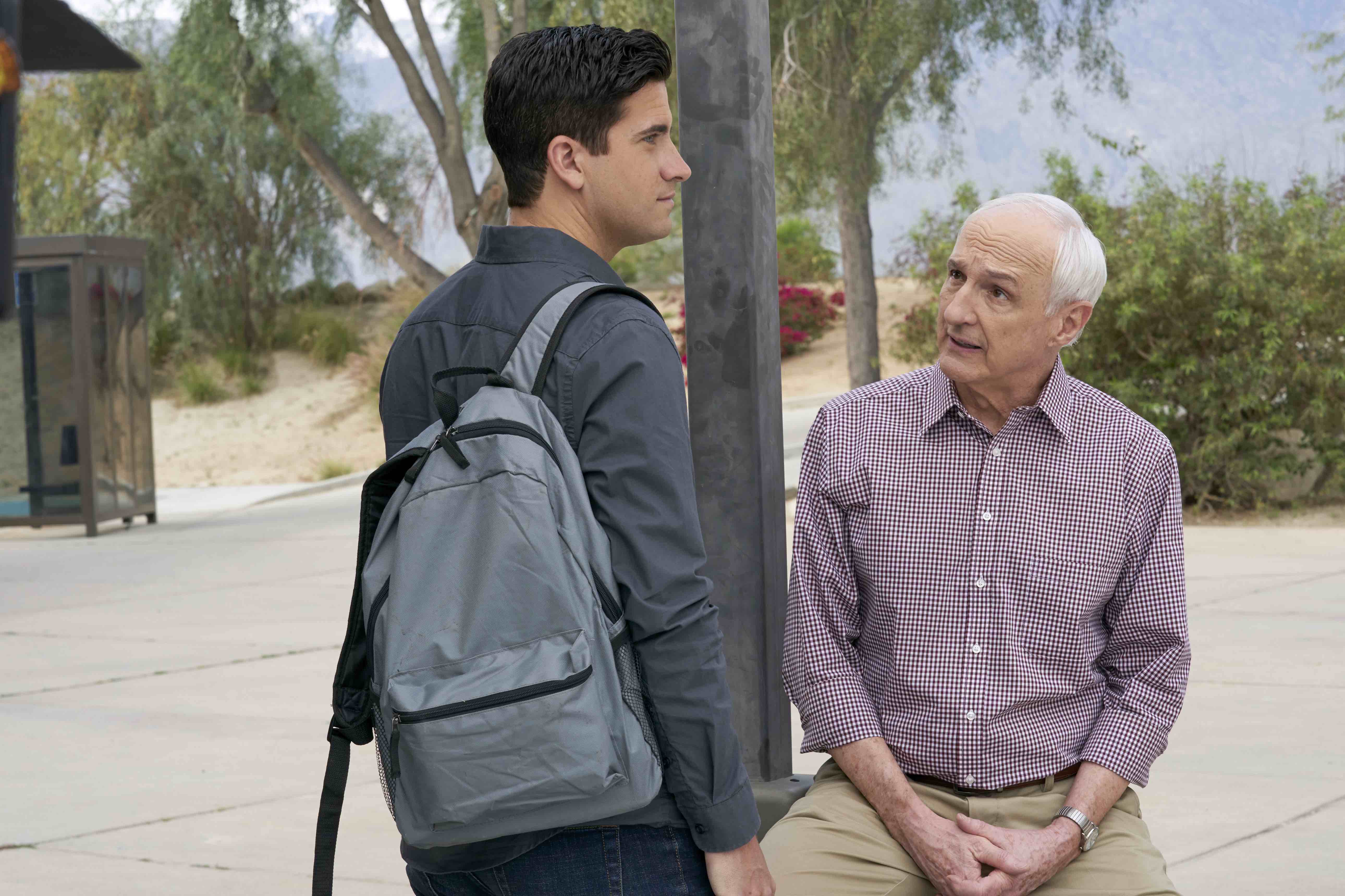 Michael Gross and Ryan Rottman in Sister of the Bride (2019)