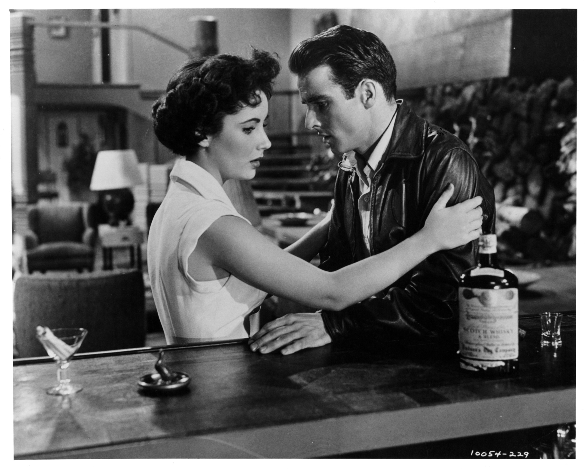 Elizabeth Taylor and Montgomery Clift in A Place in the Sun (1951)