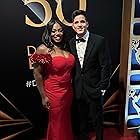 Mike Manning and Artisha Mann Cooper attend the 50th Daytime Emmy Awards in Los Angeles, California.