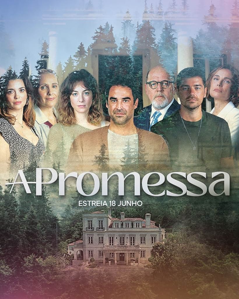 Sofia Alves, Ana Padrão, José Wallenstein, João Catarré, Victoria Guerra, Lourenço Ortigão, and Joana Ribeiro in A Promessa (2024)