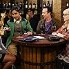 Kevin Sussman, Melissa Rauch, Kunal Nayyar, and Swati Kapila in The Big Bang Theory (2007)