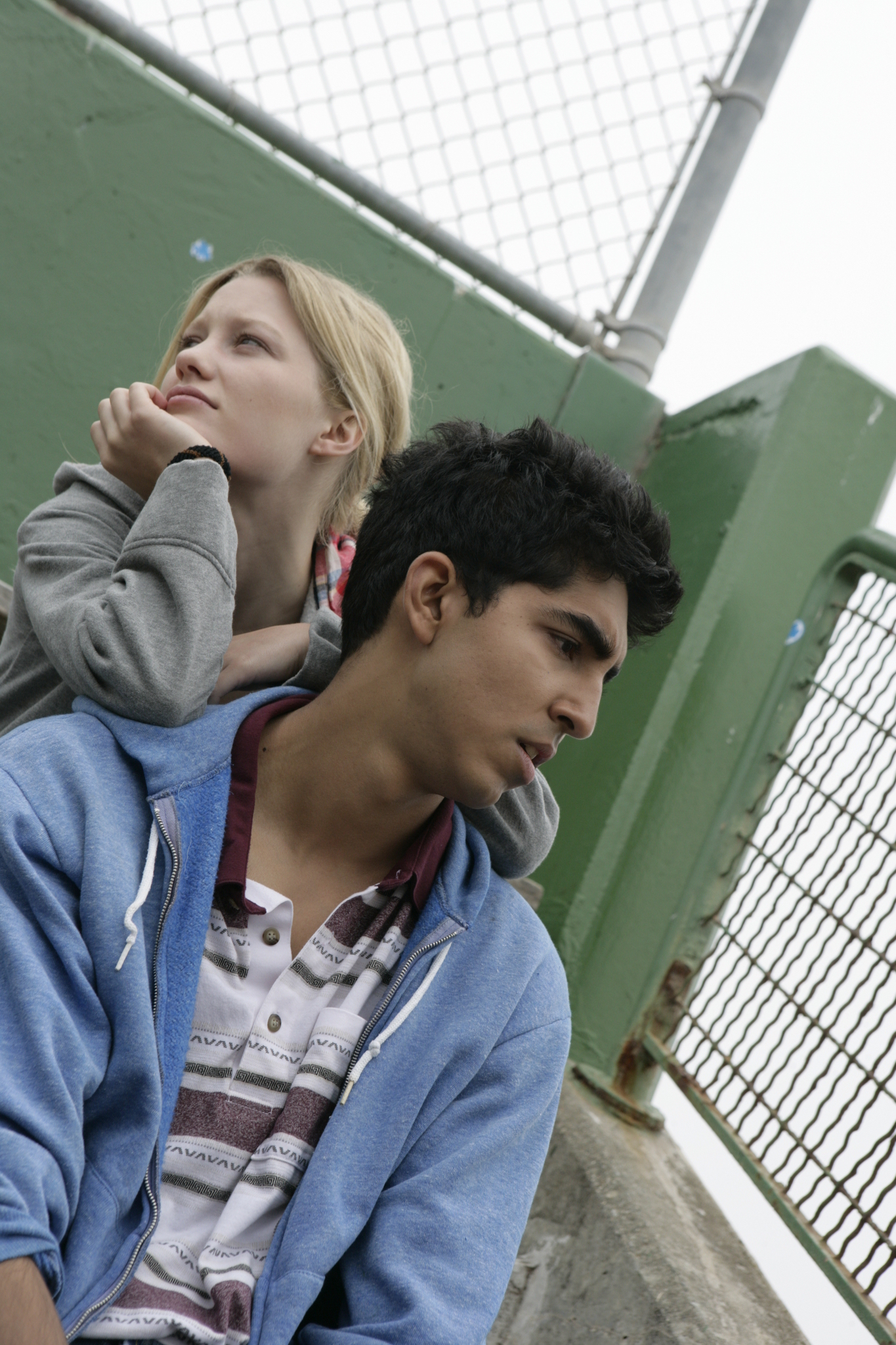 Dev Patel and Ashley Hinshaw in About Cherry (2012)