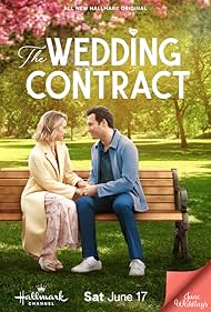 Jake Epstein and Becca Tobin in The Wedding Contract (2023)