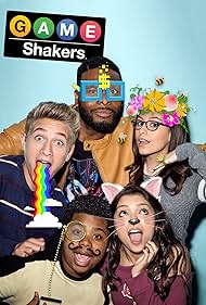 Kel Mitchell, Madisyn Shipman, Benjamin Flores Jr., Thomas Kuc, and Cree in Game Shakers (2015)