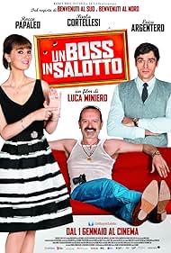 Paola Cortellesi, Rocco Papaleo, and Luca Argentero in A Boss in the Living Room (2014)