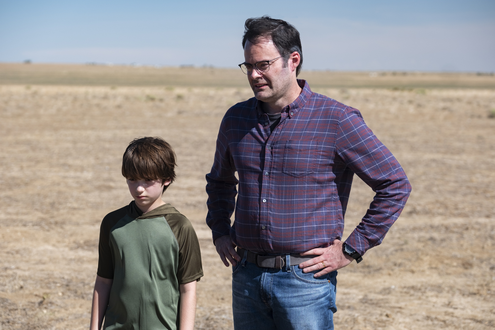 Bill Hader and Zachary Golinger in tricky legacies (2023)