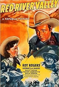 Roy Rogers, George 'Gabby' Hayes, and Sally Payne in Red River Valley (1941)