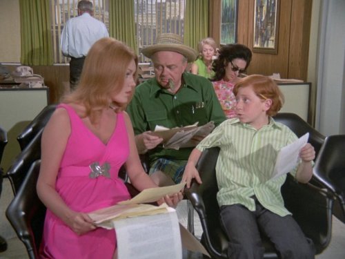 Danny Bonaduce, Jack Collins, and Barbara Rhoades in The Partridge Family (1970)