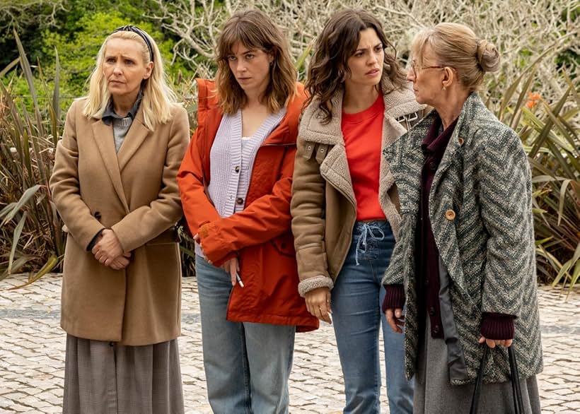 Sofia Alves, Custódia Gallego, Victoria Guerra, and Joana Ribeiro in A Promessa (2024)