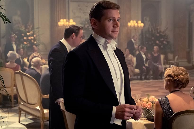 Allen Leech and Adam Darlington in Downton Abbey (2019)