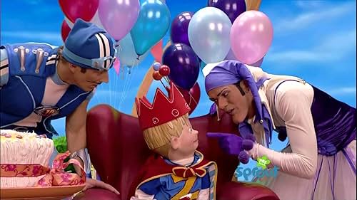 Stefán Karl Stefánsson, Guðmundur Þór Kárason, and Magnús Scheving in LazyTown (2002)