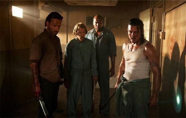 Nick Gomez, Andrew Lincoln, Lew Temple, and Vincent M. Ward in The Walking Dead (2010)