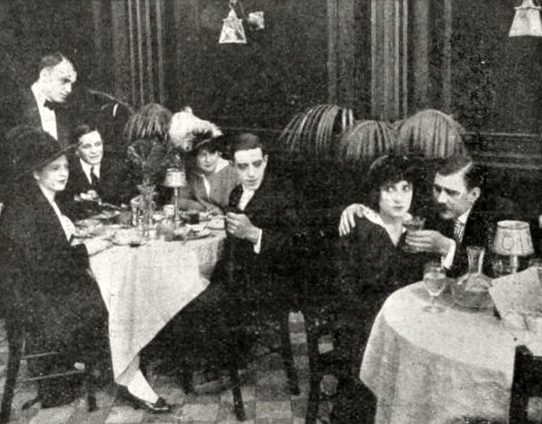 Frank Jonasson, Ollie Kirby, Marin Sais, Arthur Shirley, and William H. West in The Straight and Narrow Path (1915)