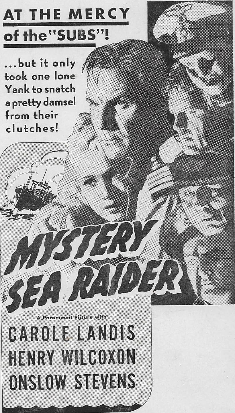 Sven Hugo Borg, Carole Landis, Onslow Stevens, Roland Varno, Henry Victor, and Henry Wilcoxon in Mystery Sea Raider (1940)