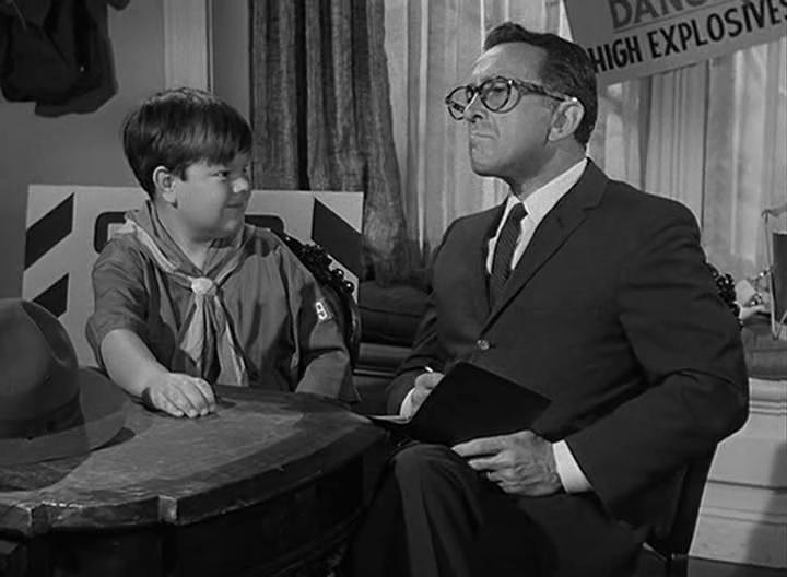 George Petrie and Ken Weatherwax in The Addams Family (1964)