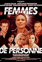 Jean-Louis Trintignant, Elisabeth Etienne, Caroline Cellier, Fanny Cottençon, Marthe Keller, and Philippe Léotard in Femmes de personne (1984)