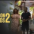 John Cena, Lil Rel Howery, Meredith Hagner, and Yvonne Orji in Vacation Friends 2 (2023)