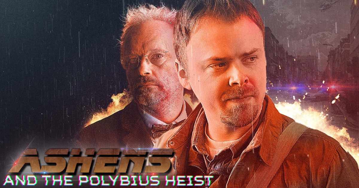 Robert Llewellyn and Stuart Ashen in Ashens and the Polybius Heist (2020)