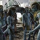 Sigourney Weaver, Zoe Saldana, Sam Worthington, Britain Dalton, Jamie Flatters, and Trinity Jo-Li Bliss in Avatar: The Way of Water (2022)