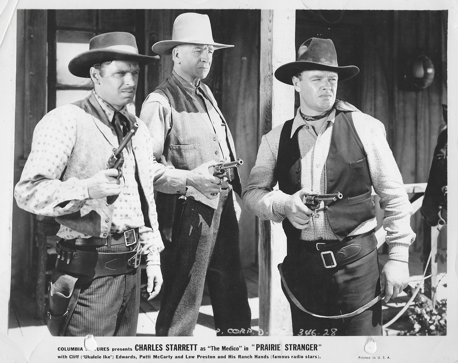 Frank LaRue, Archie Twitchell, and Francis Walker in Prairie Stranger (1941)