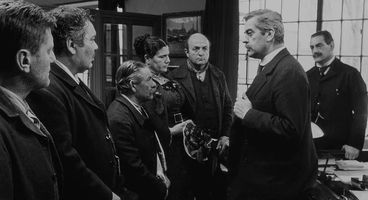 Giampiero Albertini, Bernard Blier, Folco Lulli, Mario Pisu, Vittorio Sanipoli, and Elvira Tonelli in The Organizer (1963)