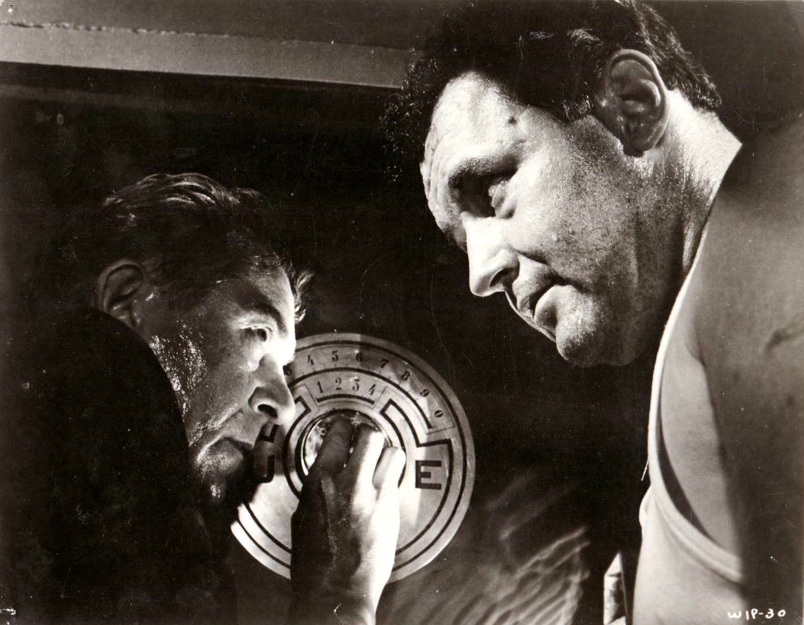 Rod Steiger and Jean Servais in The World in My Pocket (1961)