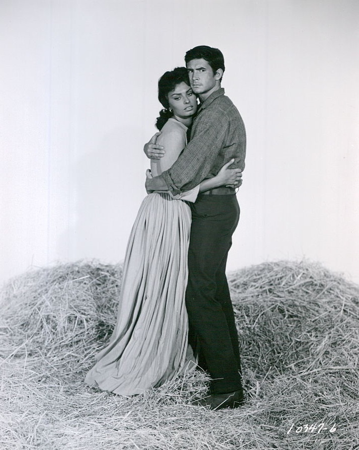 Sophia Loren and Anthony Perkins in Desire Under the Elms (1958)