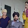 Binnu Dhillon, Sheetal Thakur, and Simi Chahal in Bambukat (2016)