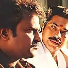 Mammootty and Rajinikanth in Thalapathi (1991)