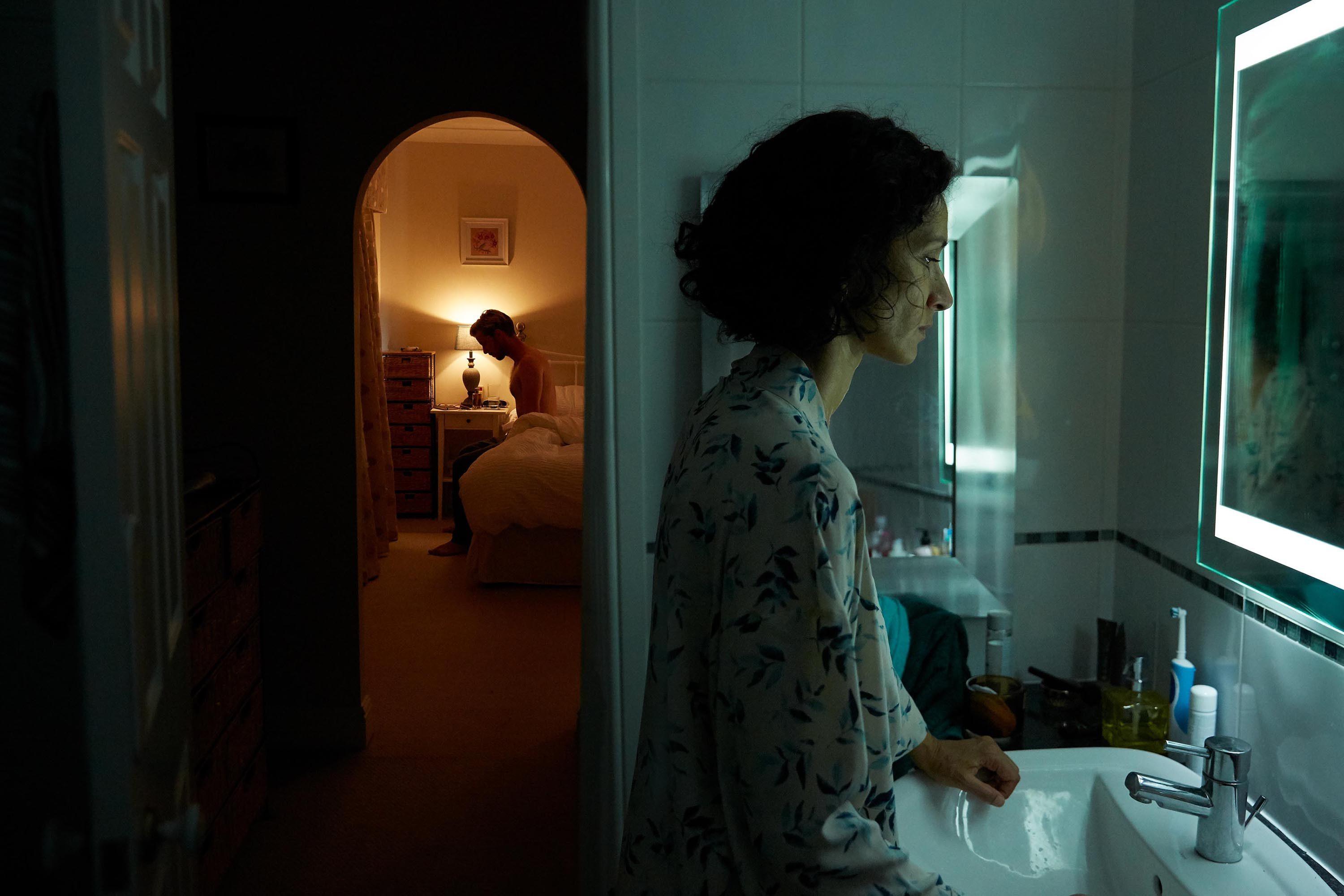 Indira Varma and Luke Treadaway in Unspeakable (2017)