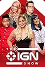 Naomi Kyle, Alanah Pearce, Miranda Sanchez, William Haynes, and James Duggan in The IGN Show (2017)