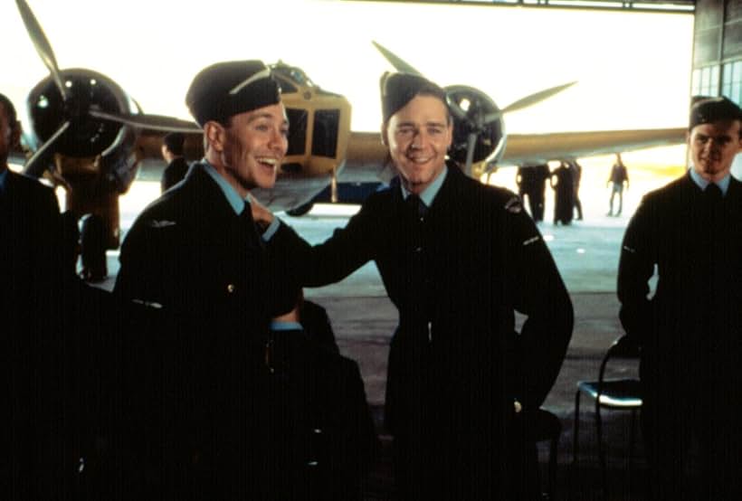 Russell Crowe and Peter Outerbridge in For the Moment (1993)