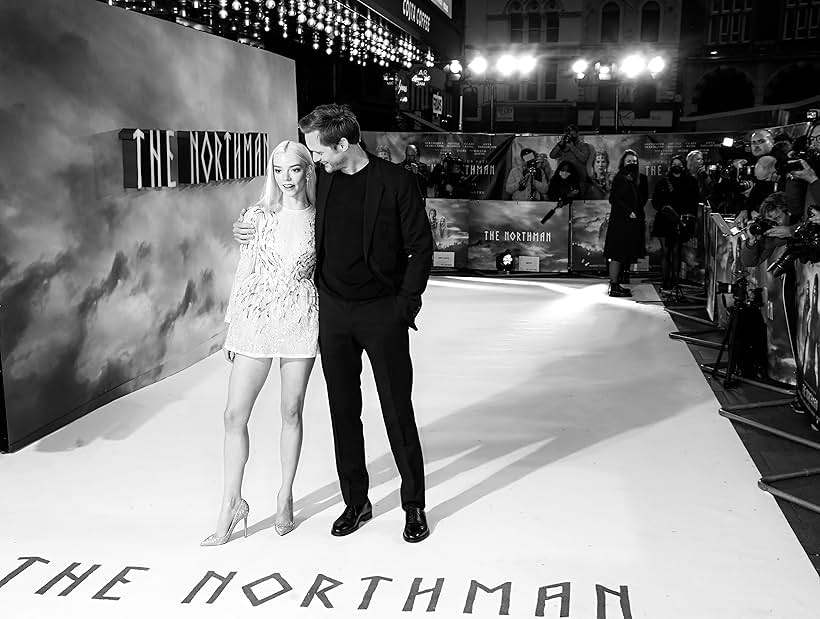 Alexander Skarsgård and Anya Taylor-Joy at an event for The Northman (2022)