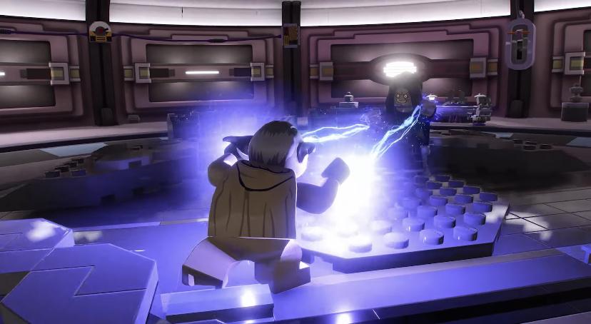 Tom Kane and Sam Witwer in Lego Star Wars: The Skywalker Saga (2022)