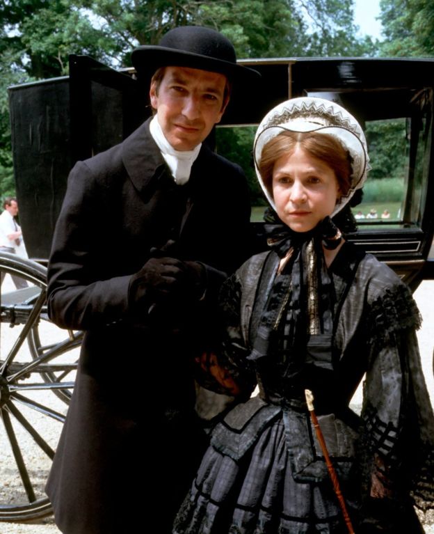 Alan Rickman and Janet Maw in The Barchester Chronicles (1982)